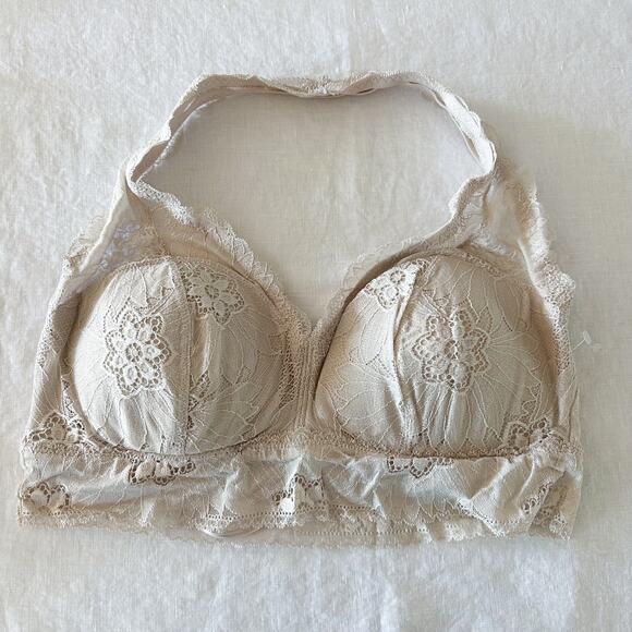 Aerie Lace Halter Bralette - Picture 1 of 5